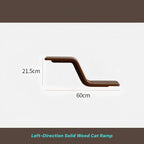 Zoiazoo Wall-Mounted Solid Wood Cat Wall System – Space-Saving Home Cat Climber with Moon Bed, Sun Pod, Steps, Slide, Ladder, Scratching Post & Cat Run