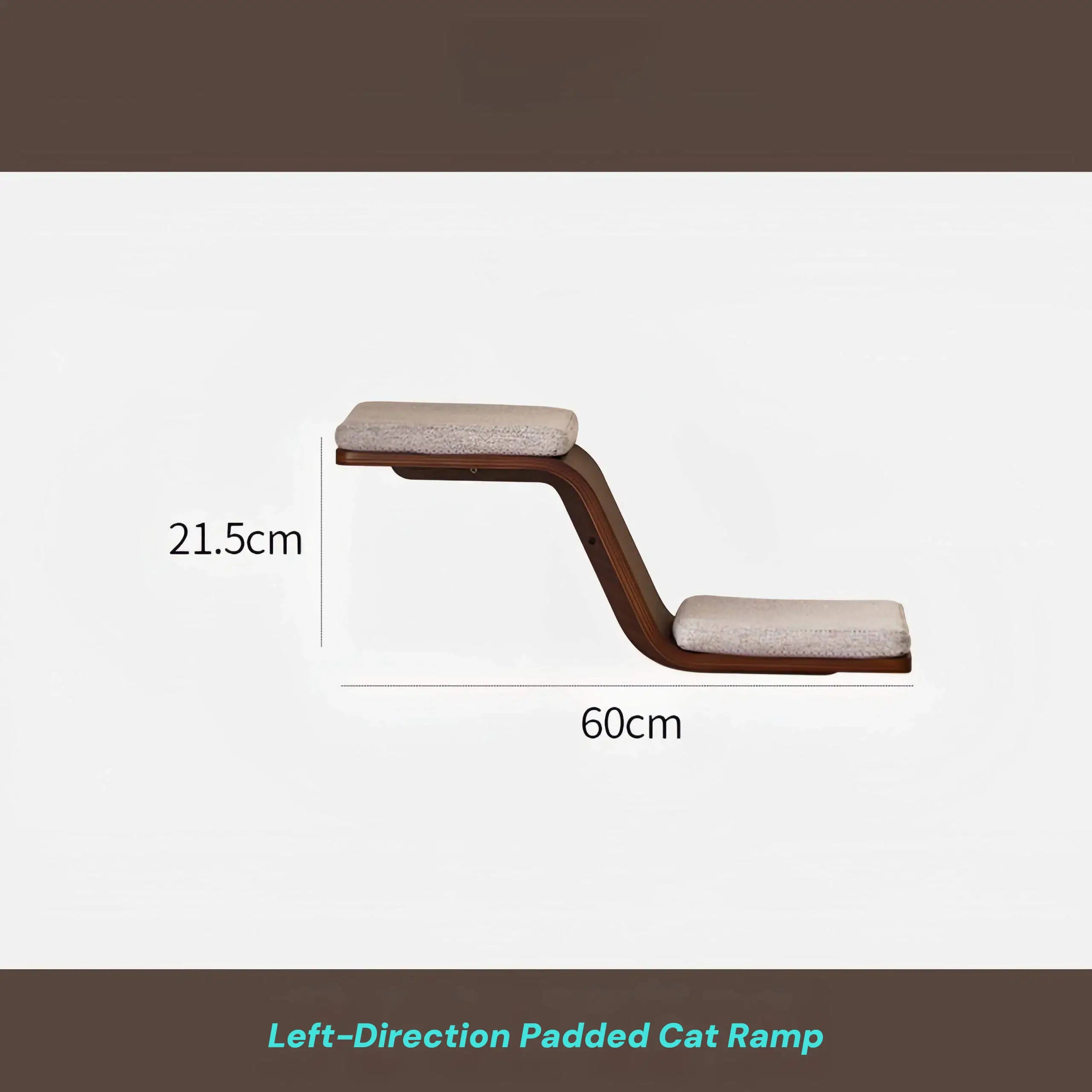 Zoiazoo Wall-Mounted Solid Wood Cat Wall System – Space-Saving Home Cat Climber with Moon Bed, Sun Pod, Steps, Slide, Ladder, Scratching Post & Cat Run