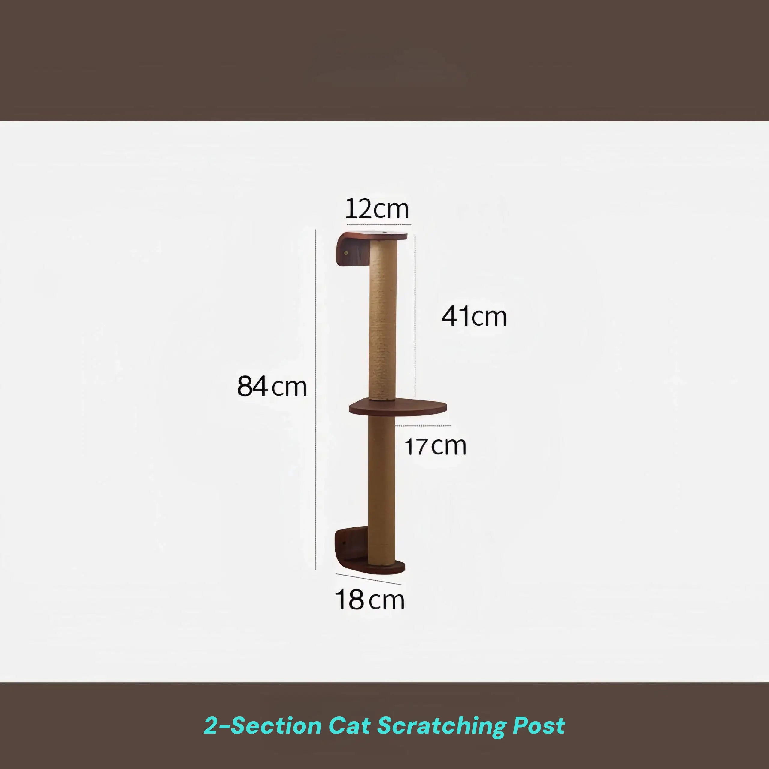 Zoiazoo Wall-Mounted Solid Wood Cat Wall System – Space-Saving Home Cat Climber with Moon Bed, Sun Pod, Steps, Slide, Ladder, Scratching Post & Cat Run