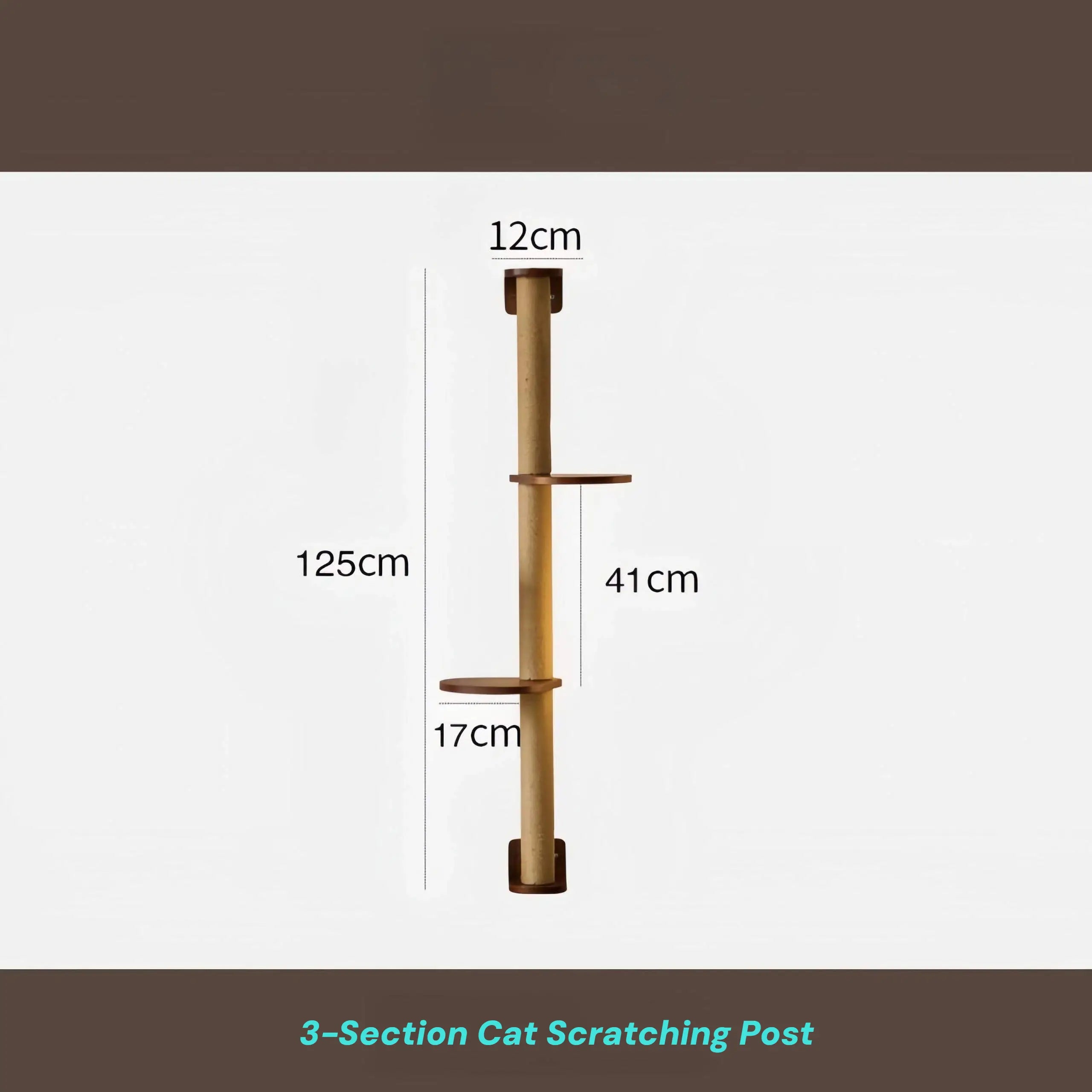 Zoiazoo Wall-Mounted Solid Wood Cat Wall System – Space-Saving Home Cat Climber with Moon Bed, Sun Pod, Steps, Slide, Ladder, Scratching Post & Cat Run