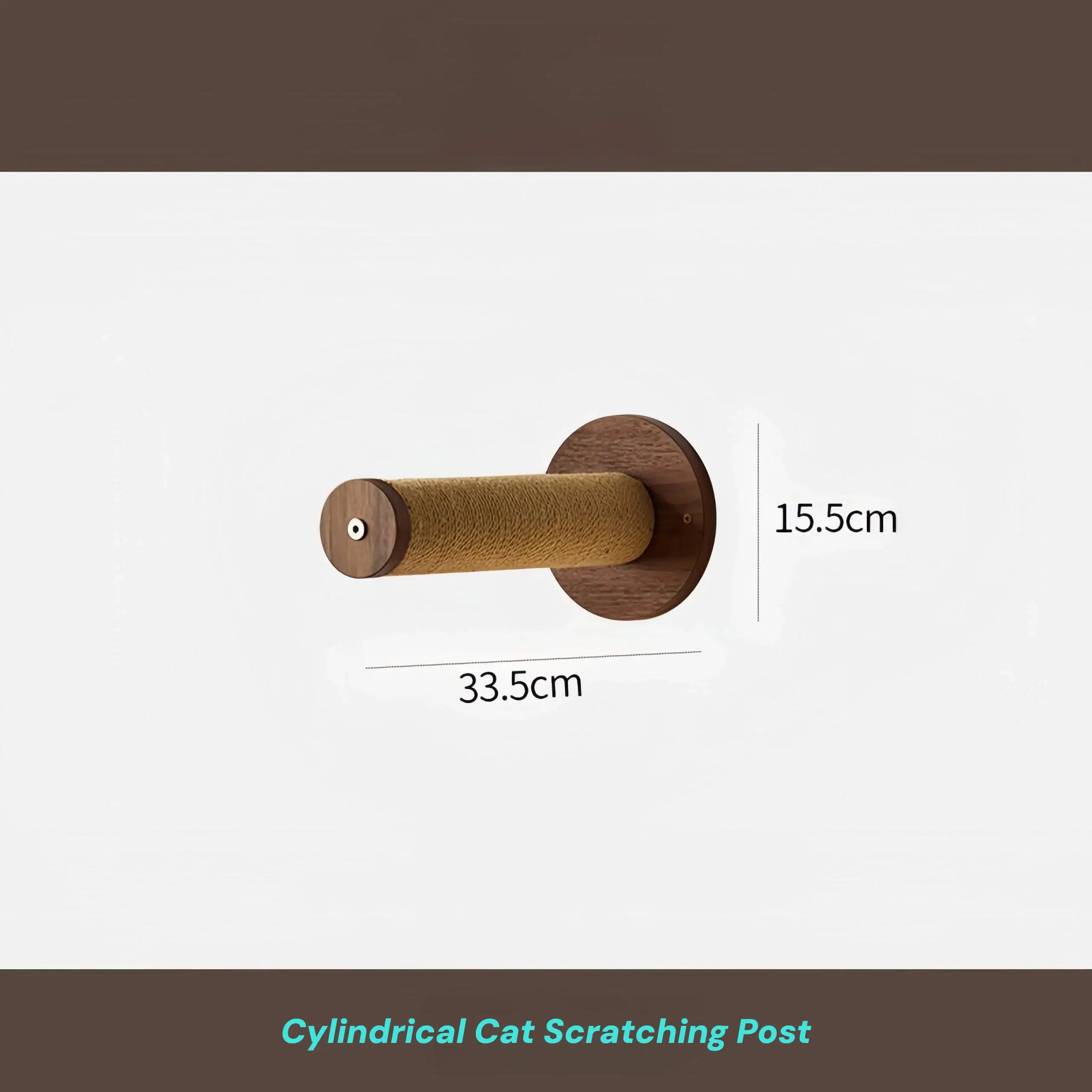 Zoiazoo Wall-Mounted Solid Wood Cat Wall System – Space-Saving Home Cat Climber with Moon Bed, Sun Pod, Steps, Slide, Ladder, Scratching Post & Cat Run